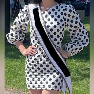 Lovers & Friends Black and White Dress XSmall